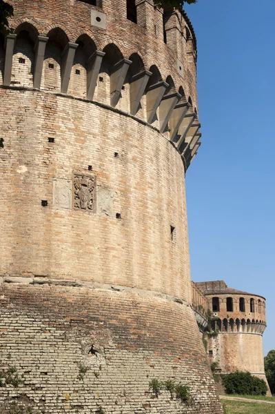 Imola (Bologna, Emilia-Romagna, Italy) - Medieval castle, cylind — Stock Photo, Image