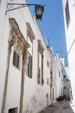 Ostuni (brindisi, puglia, İtalya) - eski şehir