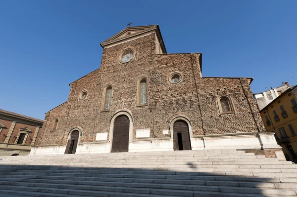 Faenza (Rávena, Emilia-Romaña, Italia) - Fachada Catedral, Rena —  Fotos de Stock