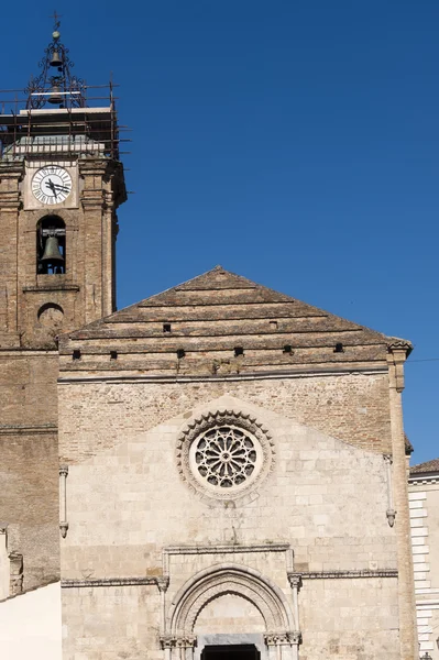 Vasto (chieti, abruzzi, İtalya), katedral — Stok fotoğraf