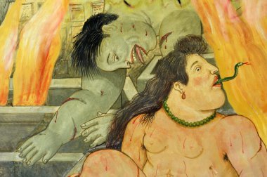 Pietrasanta, Botero's fresco clipart