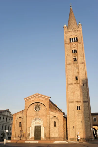 Forlì (Emilia-Romagna, Italy) - Romasque church of San Mercuria — Stok fotoğraf