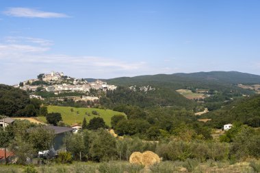 Amelia (terni, umbria, İtalya) - eski şehir ve peyzaj
