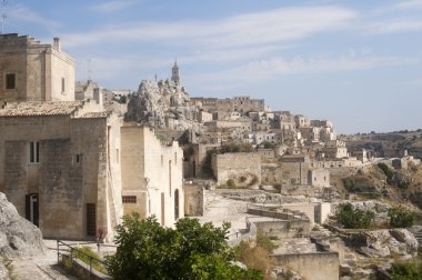 (basilicata, İtalya) - eski şehir (sassi Matera)