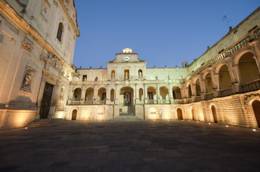 Lecce (puglia, İtalya): (Barok tarzı akşam itibariyle ana kare