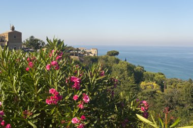 Vasto (chieti, abruzzi, İtalya) ve Adriyatik Denizi