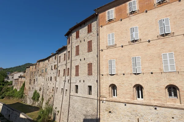 Comunanza (ascoli piceno, Märsche, Italien) - alte Häuser — Stockfoto
