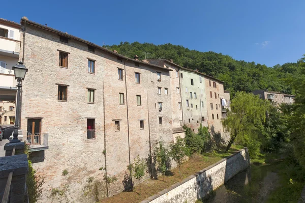 Comunanza (ascoli piceno, Märsche, Italien) - alte Häuser — Stockfoto