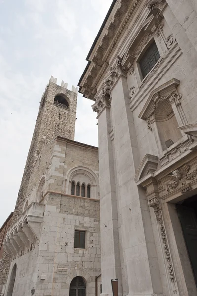 Brescia (Lombardy, Italy), Historic buildings : cathedral and to — Stock Photo, Image