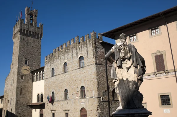 Bâtiments médiévaux à Arezzo (Toscane, Italie) ) — Photo