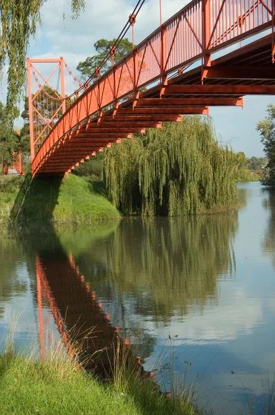 赤い橋 — ストック写真