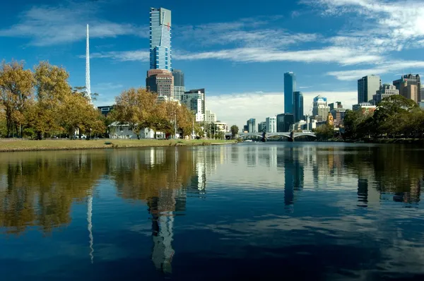 stock image Melbourne Reflections