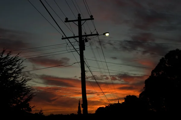 stock image Town Sunset