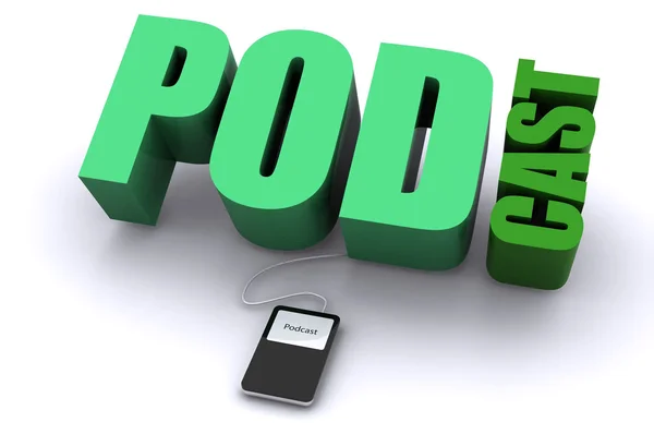 PodCast Concept — Stock Photo, Image