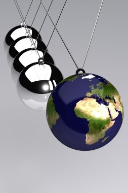 Newtons Cradle Europe clipart