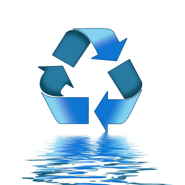 Recycle Reflections — Stock Photo, Image