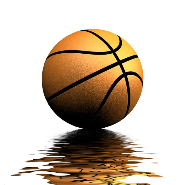 Reflexões de basquete — Fotografia de Stock