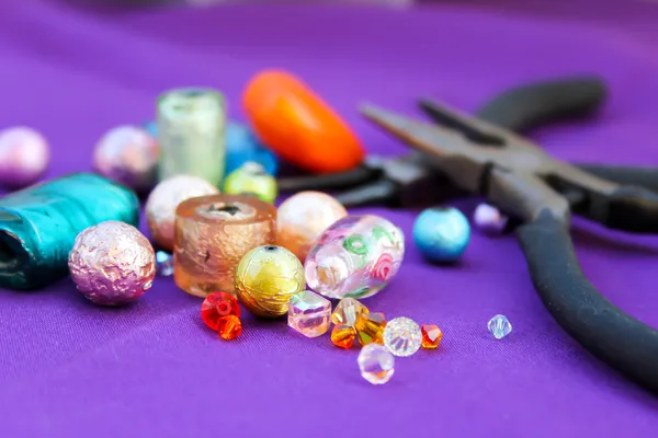 Perline che fanno attrezzature — Foto Stock