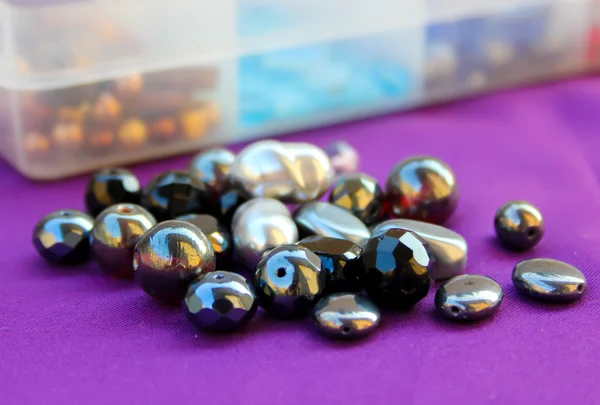 Schwarze Perlen — Stockfoto