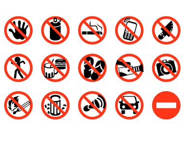 Don't sign clipart