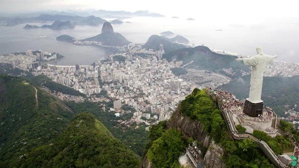 Rio de Janeiro, Cristo Redentor — Fotografia de Stock