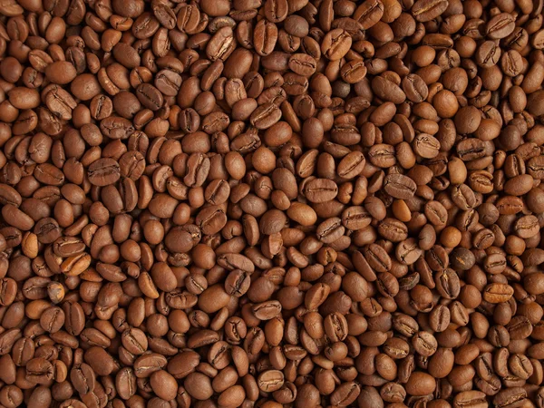 Café marrón, textura de fondo, primer plano — Foto de Stock
