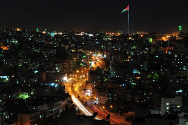 Amman at night clipart