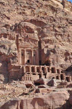 Royal tombs,Petra clipart