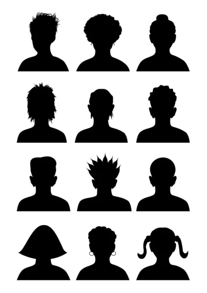 12 avatars, vecteur — Image vectorielle