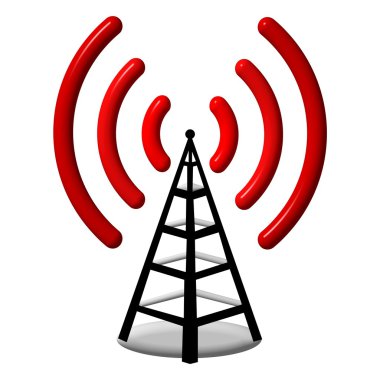 Radio antenna clipart