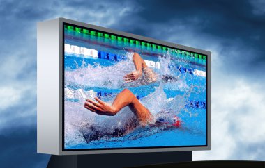 Yüzme waterpool elektronik monitör