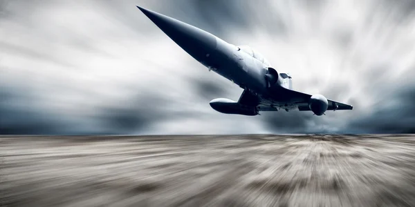 Wojskowy airplan prędkości — Zdjęcie stockowe