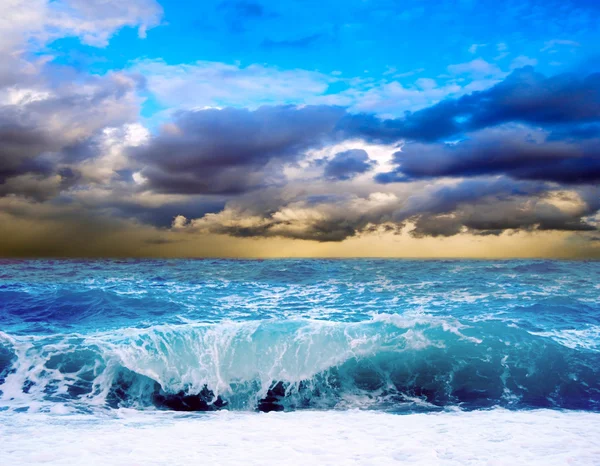 Vista da tempestade Seascape — Fotografia de Stock