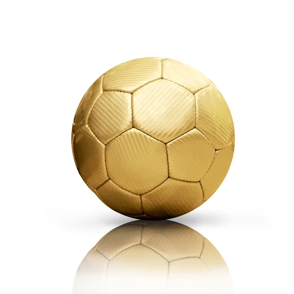 サッカー ボールの白い背景で隔離 — ストック写真