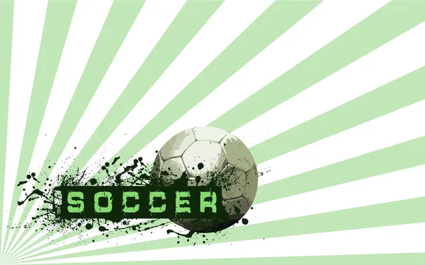 Grunge Soccer Ball background — Stock Photo, Image
