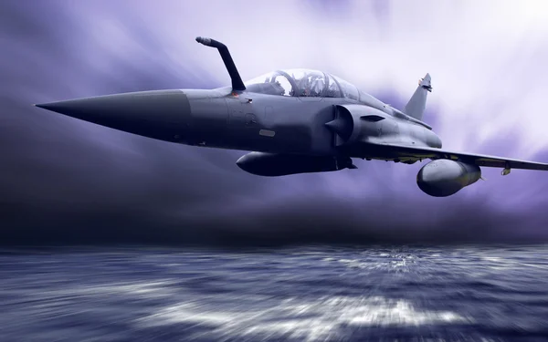速度に軍事 airplan — ストック写真