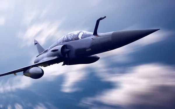 军事 airplan 的速度 — 图库照片