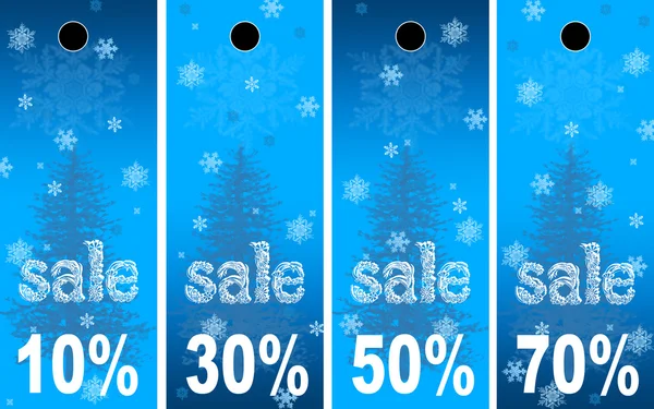 Sale abstract winter background — Stock Photo, Image
