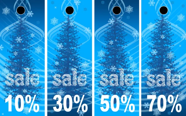 Sale abstract winter background — Stock Photo, Image