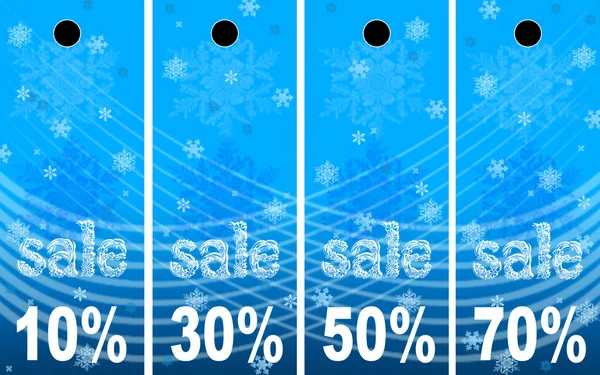 Försäljning abstrakt vintern bakgrund — Stockfoto