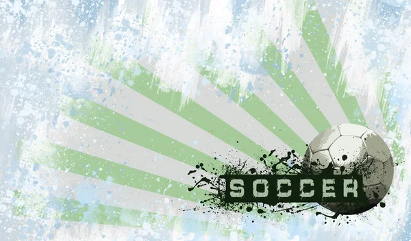 Grunge Soccer sfondo — Foto Stock