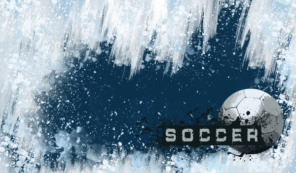 Grunge Soccer sfondo — Foto Stock