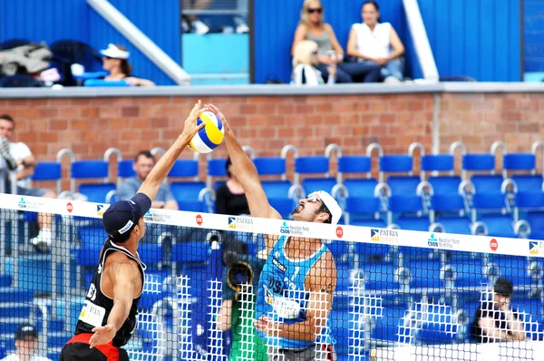 PRAGUE - JUNE 19: Rogers & Dalhausser team compete at SWATCH FIV — Stock Photo, Image