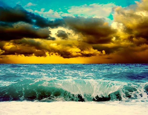 Kilátás a Storm Seascape — Stock Fotó