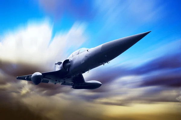 军事 airplan 的速度 — 图库照片