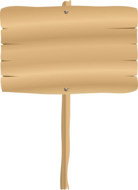 Wooden board clipart