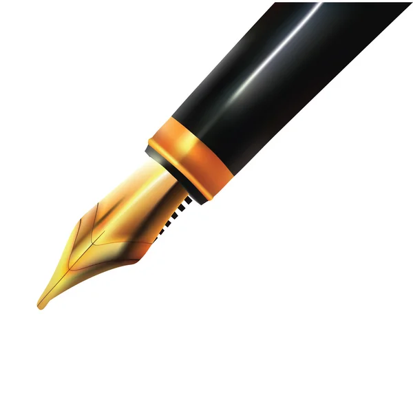 Black pen — Stock Vector