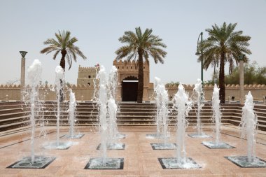 Fountain In Al Ain, Abu Dhabi clipart