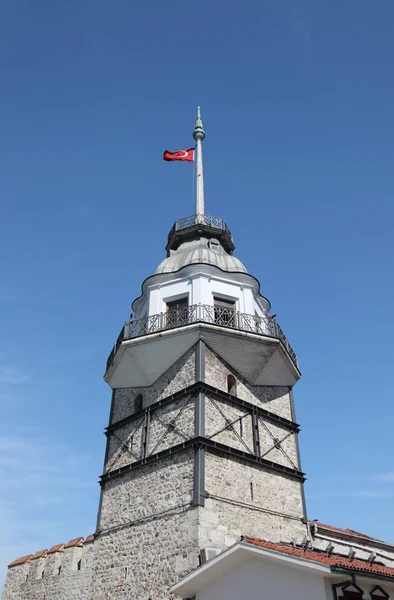 Maiden tower (Obrona z kulesi) w istanbul, Turcja — Zdjęcie stockowe
