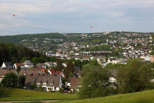 Stadt Siegen in Nordrhein-Westfalen, Deutschland — Stockfoto